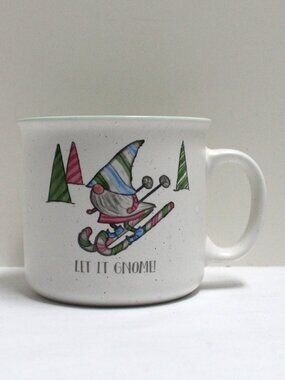 Peppermint & Pine Graphic Coffee Tea or Beverage Mug - Let It Gnome!